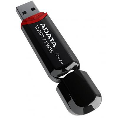 USB флеш накопичувач ADATA 128GB UV150 Black USB 3.0 (AUV150-128G-RBK) Вінниця - фото 5