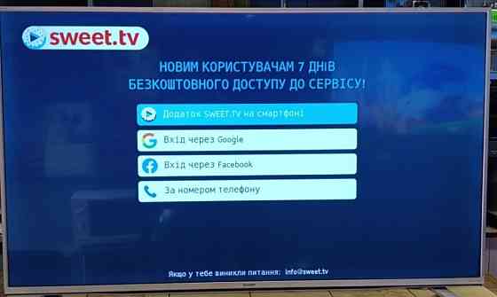 Телевізор SHARP 49" 4K Smart TV Wi-Fi T2. Харків