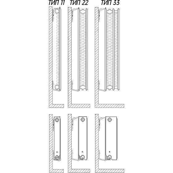 Універсальний комплект L-кронштейнів навісного кріплення панельного радіатора NS-1017 CRISTAL (000022880) Київ