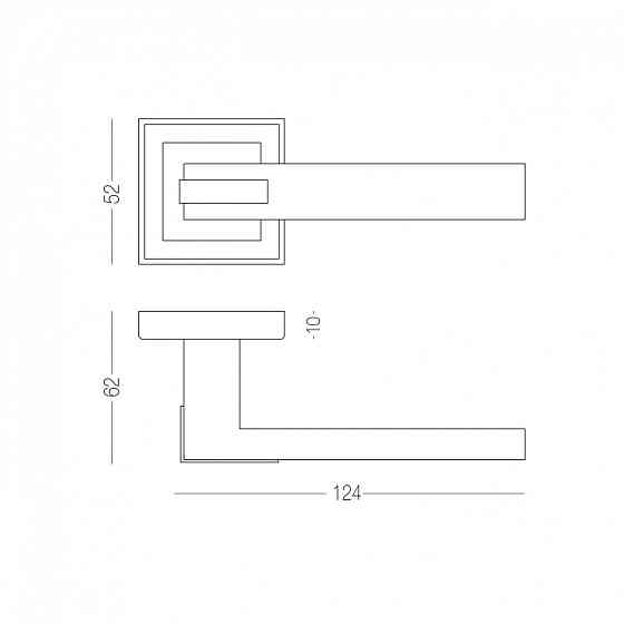 Ручка Z-1320 MC Матовий хром Київ