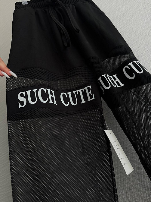 Жіночі літні стильні штани двонитка + сітка 46/48 Одеса - фото 4