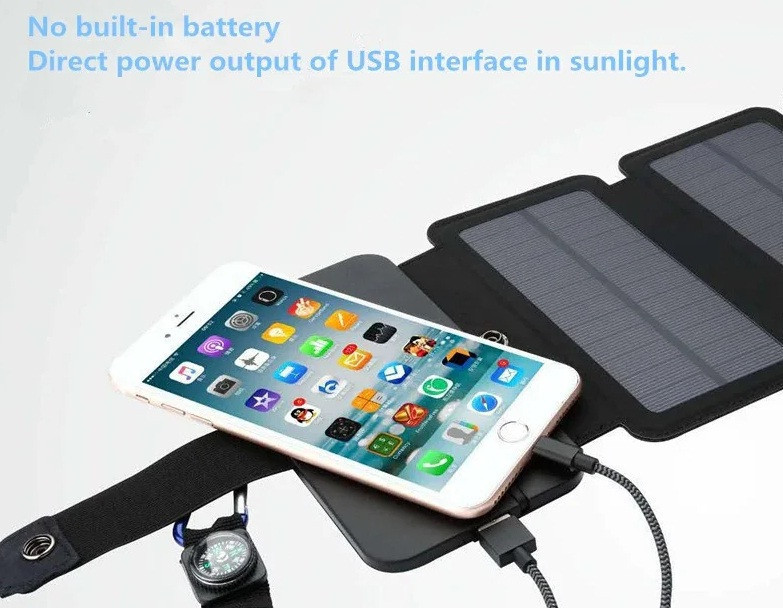 Портативное зарядное устройство на солнечных батареях Kernuap SunPower 10 Вт Винница - изображение 5