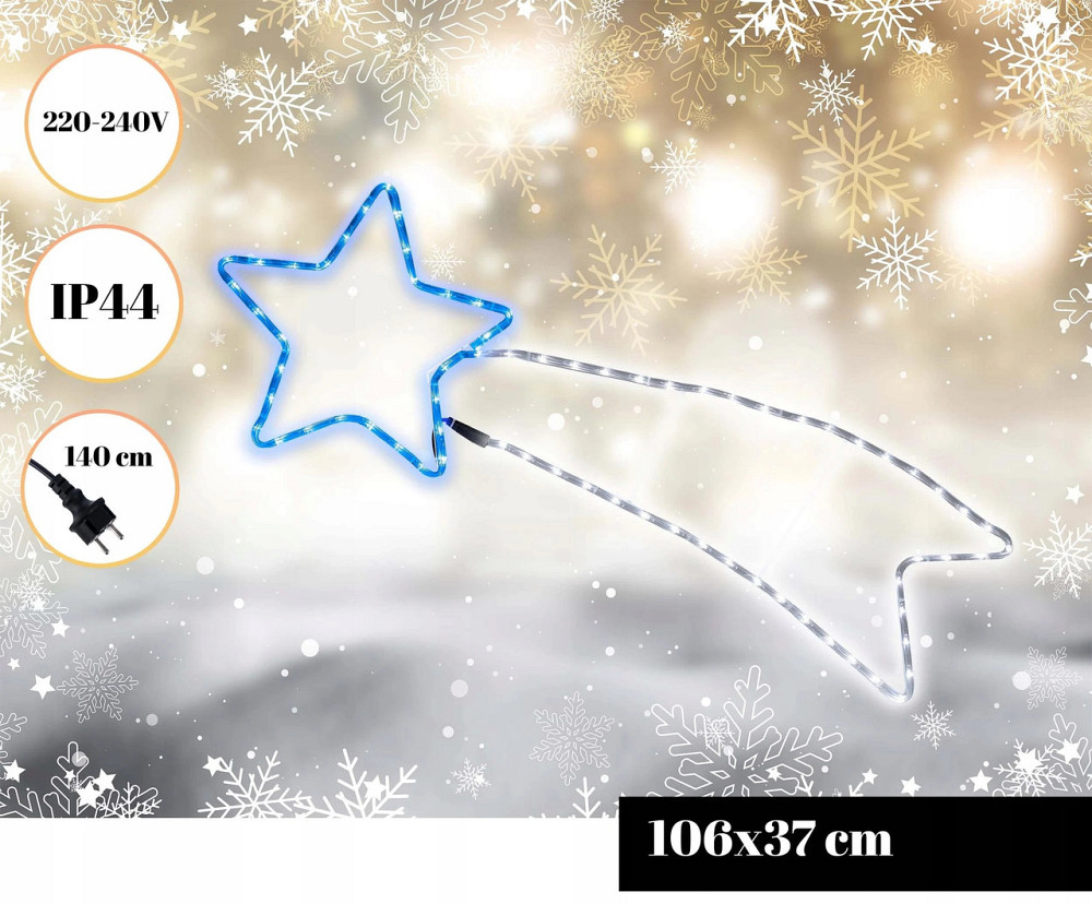 Світлодіодна новорічна комета зірка E12D2 Київ - фото 1