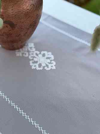 Ecotton Ранер доріжка Ecotton 45x170 см для обіднього столу водовідштовхувальна в етно-стилі сі Киев