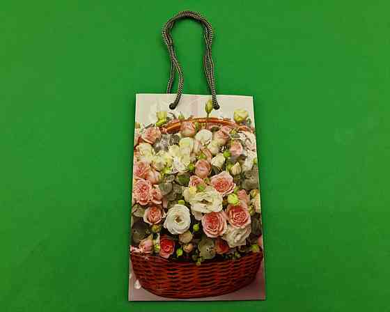 Пакет бумажный подарочный малый 11/18/5(арт М052) (12 шт) Харьков