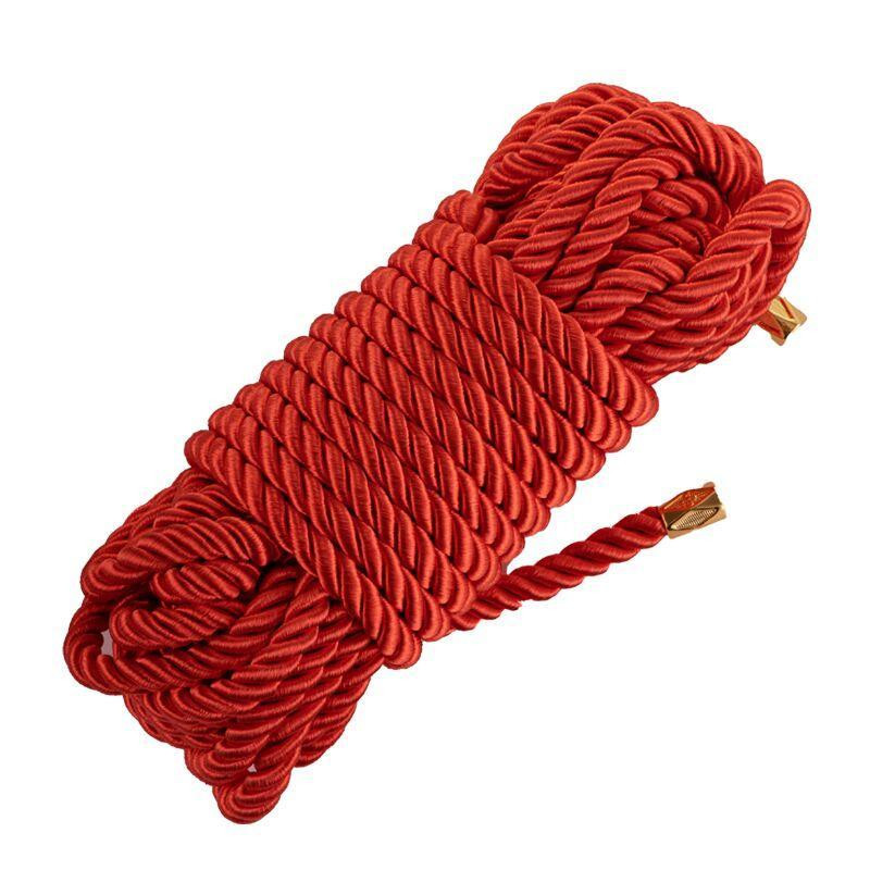 Мотузка для шибарі LOCKINK SEVANDA Shibari Pratice Rope, червона, 8 м, нейлон+бавовна Sex Aura Київ - фото 1