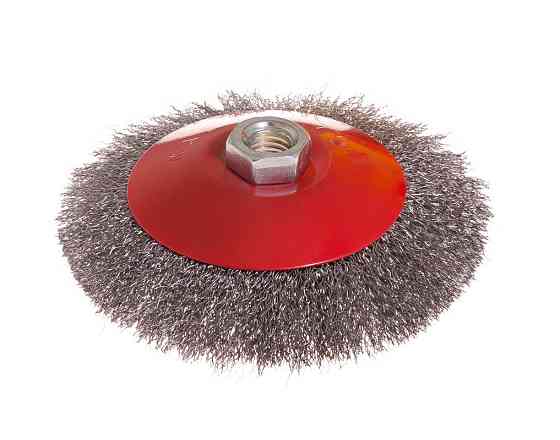 Щітка конусна MASTERTOOL з рифленого дроту Ø 125 мм М14 19-8212 Коломия