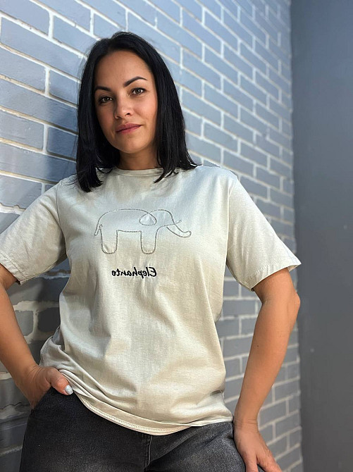 Футболка женская Pepper&mint BX24-001 цепочка слоник белая, белый, L Киев - изображение 6