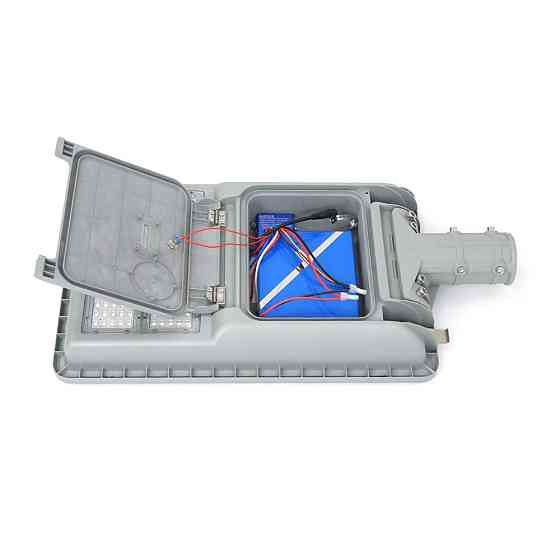 SOLAR LED-ліхтар Anern AN-ISSL-C-60W, 18V 30W, 144LED, 128WH LiFePO4, 150lm/w, 120°, заряд 6 ч, разряд 3 часа, IP66. Aluminium, Київ