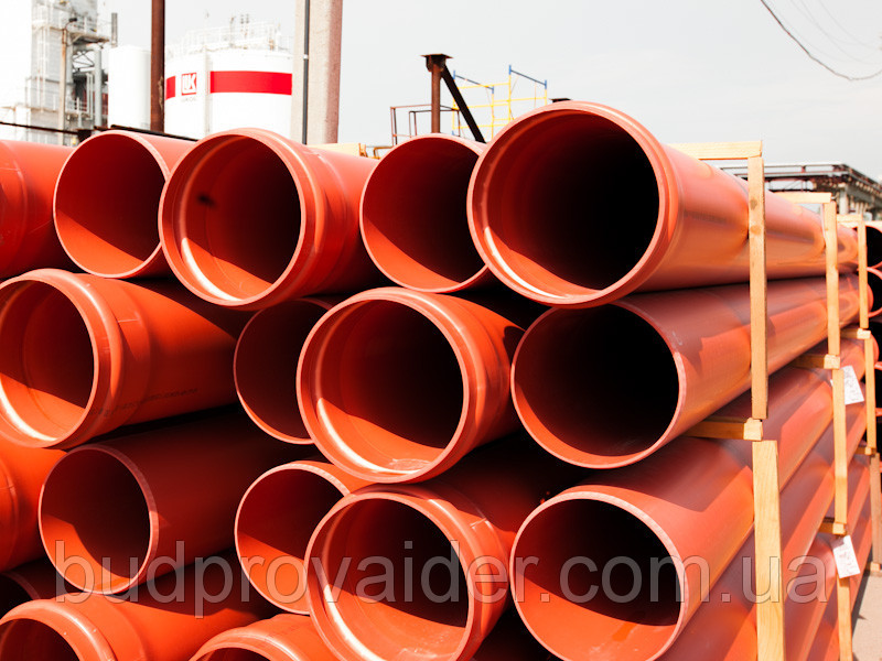 Труба ПВХ 110/3,2 мм для зовнішньої каналізації з разтрубом Киев - изображение 3