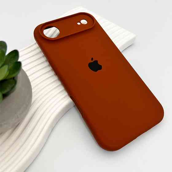 Чохол для смартфона Silicone Full Case AA Camera Protect for Apple iPhone 17 Air 42,Saddle Brown Київ