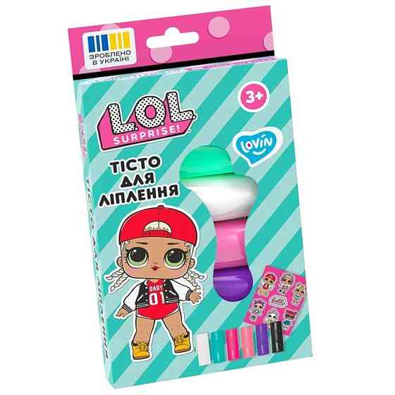 Набір для ліплення з тістом L.O.L. Surprise! LOL41245 у стиках 6 кольорів Вінниця