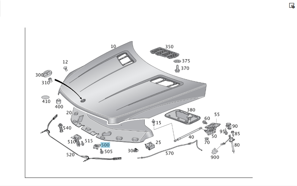 Mercedes-Benz  A2048800460 Петля замка капота верхня GL/GLS X166 GLK X204 Одесса - изображение 5
