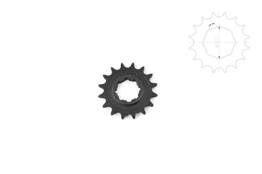 Звезда трансмиссии (передняя) ИЖ 520-20T Мукачево - изображение 1