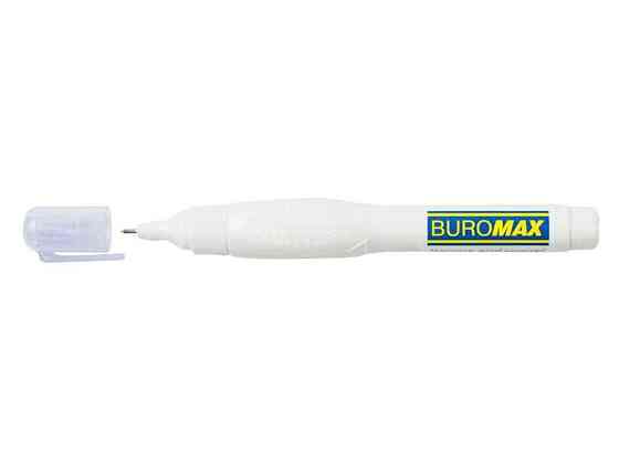 Корректор-ручка 12мл, металлический кончик BM.1034 ТМ Buromax Киев