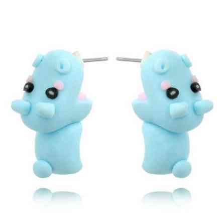 Сережки из полимерной глины 