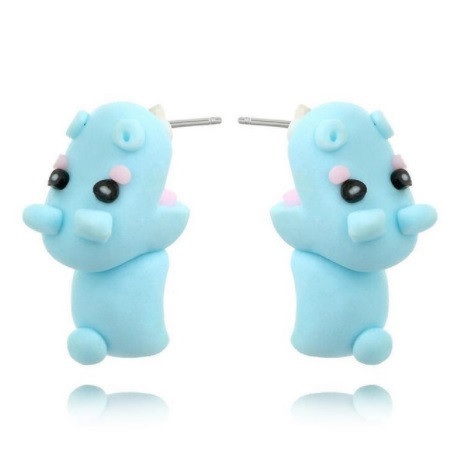 Сережки из полимерной глины 