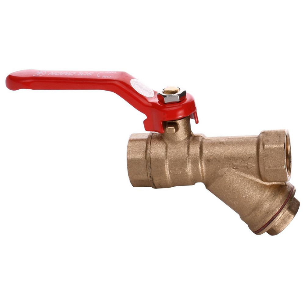 Кран кульовий з фільтром для водоміра SOLOMON 1/2″ 8031 (000000968) Київ - фото 2