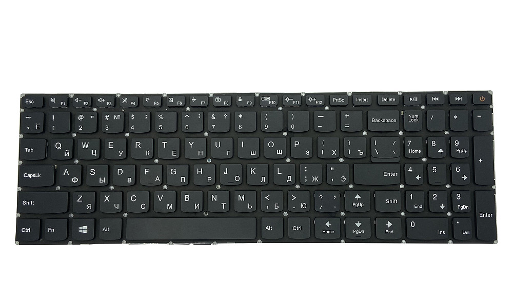Клавиатура для ноутбука Lenovo IdeaPad (110-15IBR) Black, (No Frame), RU Вінниця - фото 1