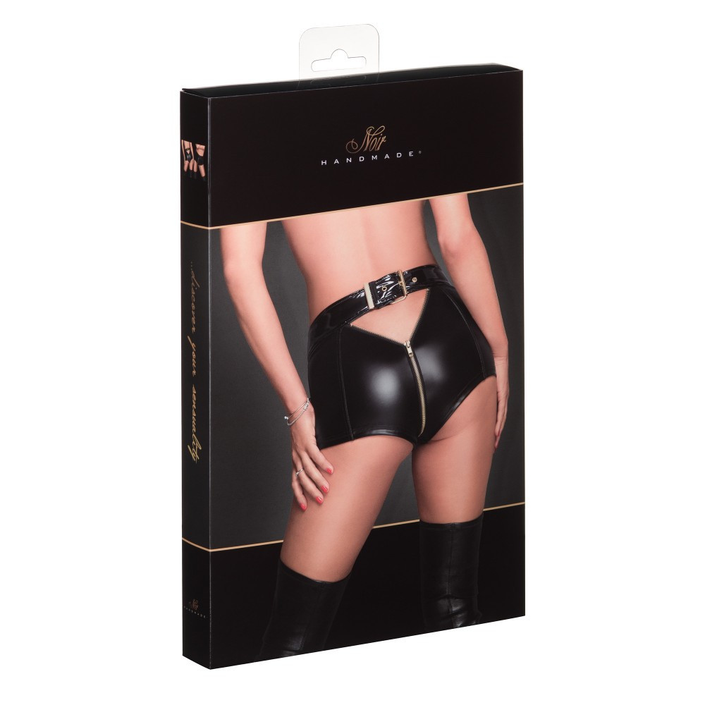 Шорты на молнии F218 Noir Handmade S Sex Aura Киев - изображение 3
