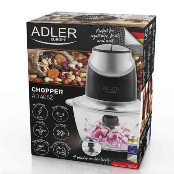 Подрібнювач зі скляною чашею Adler AD 4082 550Вт BG-23 Львів
