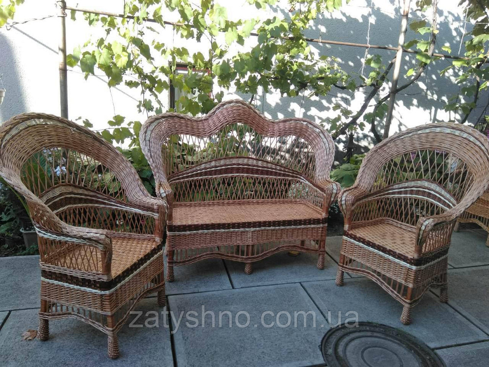Комплект садових плетених меблів Київ - фото 4