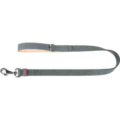 Повідок для собак WAUDOG Classic шкіряний Ш 14 мм Д 122 см сірий (081311) Вінниця