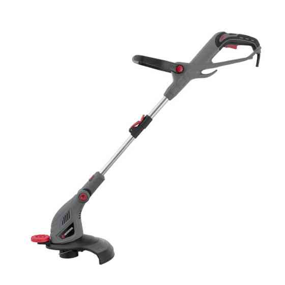 Тример електричний, 0,45 кВт, 10000 об/хв, ширина зрізання 300 мм, телескопічна штанга, регулювання положення головки INTERTOOL Киев