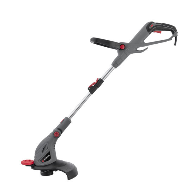 Тример електричний, 0,45 кВт, 10000 об/хв, ширина зрізання 300 мм, телескопічна штанга, регулювання положення головки INTERTOOL Київ - фото 2