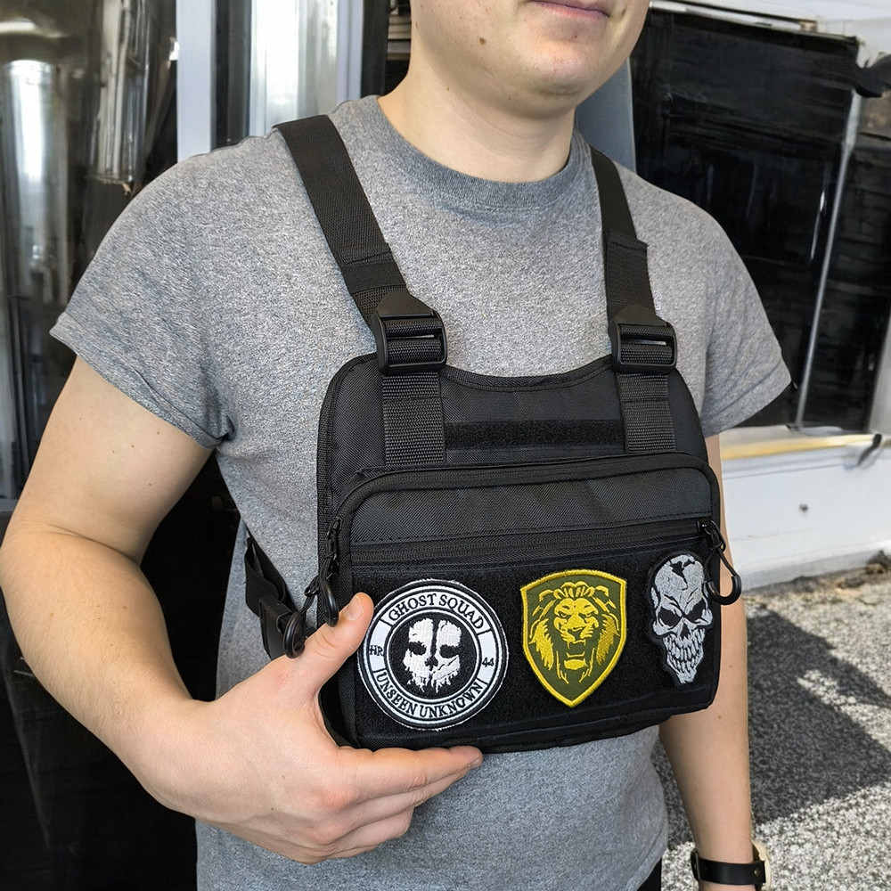 Чоловіча сумка через плече нагрудна, Чоловіча тактична армійська сумка однолямочна IP-23 Івано-Франківськ - фото 5