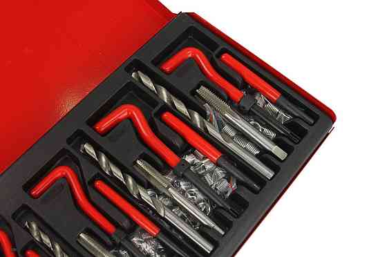 Набір інструментів для ремонту та відновлення різьби 131 елемент M5–M12 Mar-Pol (M55882) Нововолинськ