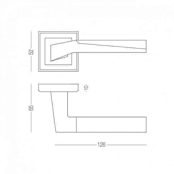 РУЧКА ДЛЯ ДВЕРЕЙ НА РОЗЕТЦІ NEO Київ