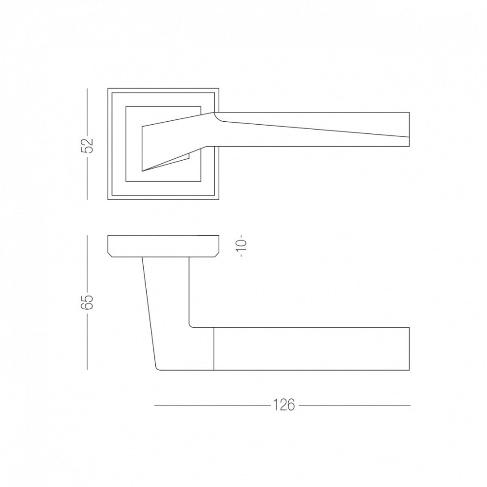 РУЧКА ДЛЯ ДВЕРЕЙ НА РОЗЕТЦІ NEO Київ - фото 3