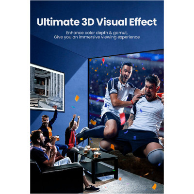 Кабель мультимедійний HDMI M to HDMI M 1.5m braided HD140 black Ugreen (80402) Вінниця - фото 7