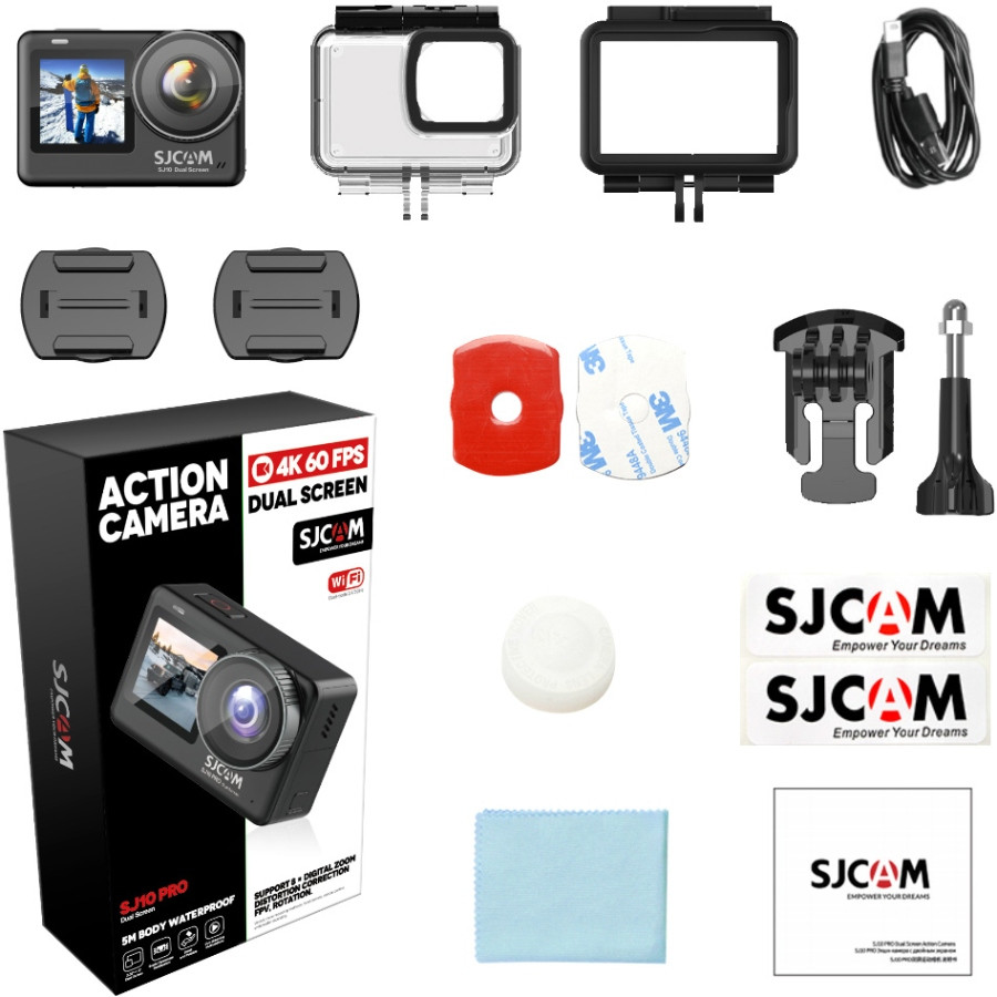 Екшн-камера SJCAM SJ10 Pro Dual Screen Винница - изображение 7