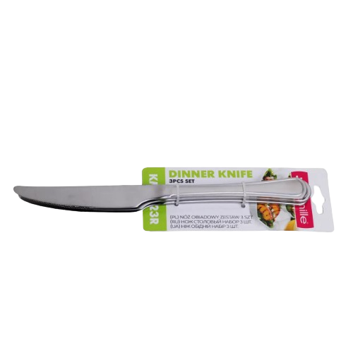 Набір столових ножів 3 предмети нержавіюча сталь 5323R KAMILLE Житомир - фото 2