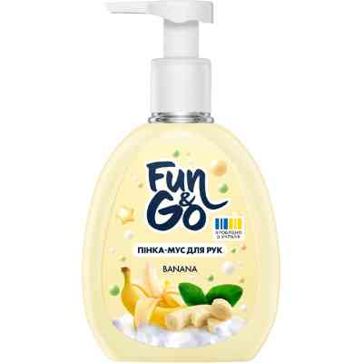 Мыло-пенка Fun&Go Banana 300 мл (4820204701802) Винница