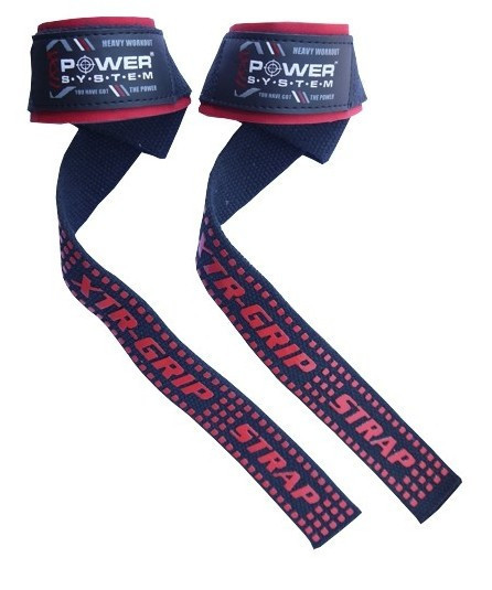 Лямки для тяги Power System PS-3430 XTR-Grip Straps Black/Red Кам'янське - фото 3