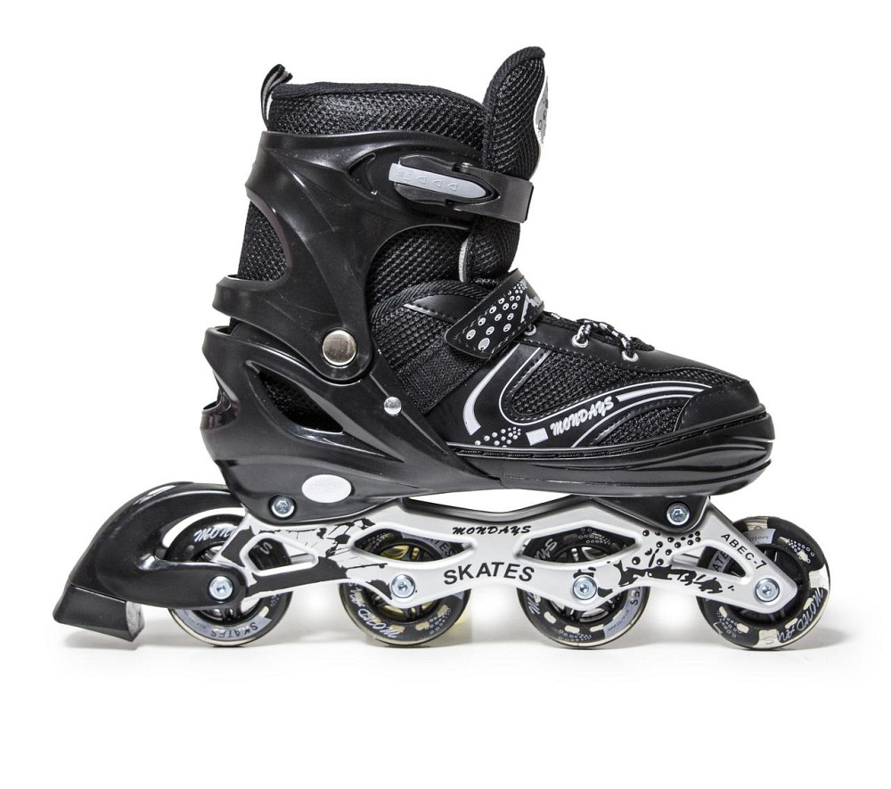 Розсувні ролики для дорослих з PU колесами Happy. Чорний. Розмір 43-46 Одеса - фото 2