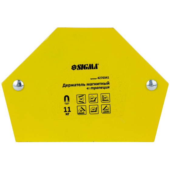 Тримач магнітний трапеція 11 кг 78*32*47*28,5мм (30,45,60,90,75,135°) SIGMA Житомир