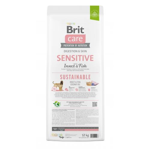 Корм сухий Brit Care Dog Sustainable Sensitive для собак з чутливим травленням з рибою та комахами 12 кг Киев - изображение 5
