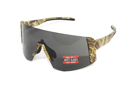 Окуляри захисні Global Vision Astro Camo (gray), сірі в камуфльованій оправі (з можливістю установки діоптрійної вставки) Запорожье