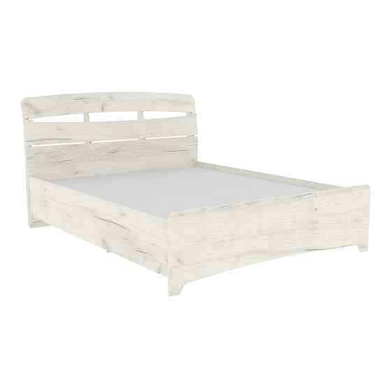 Кровать Дельта двуспальная, Дуб Крафт Білий, 2132х1650х1070 Львов