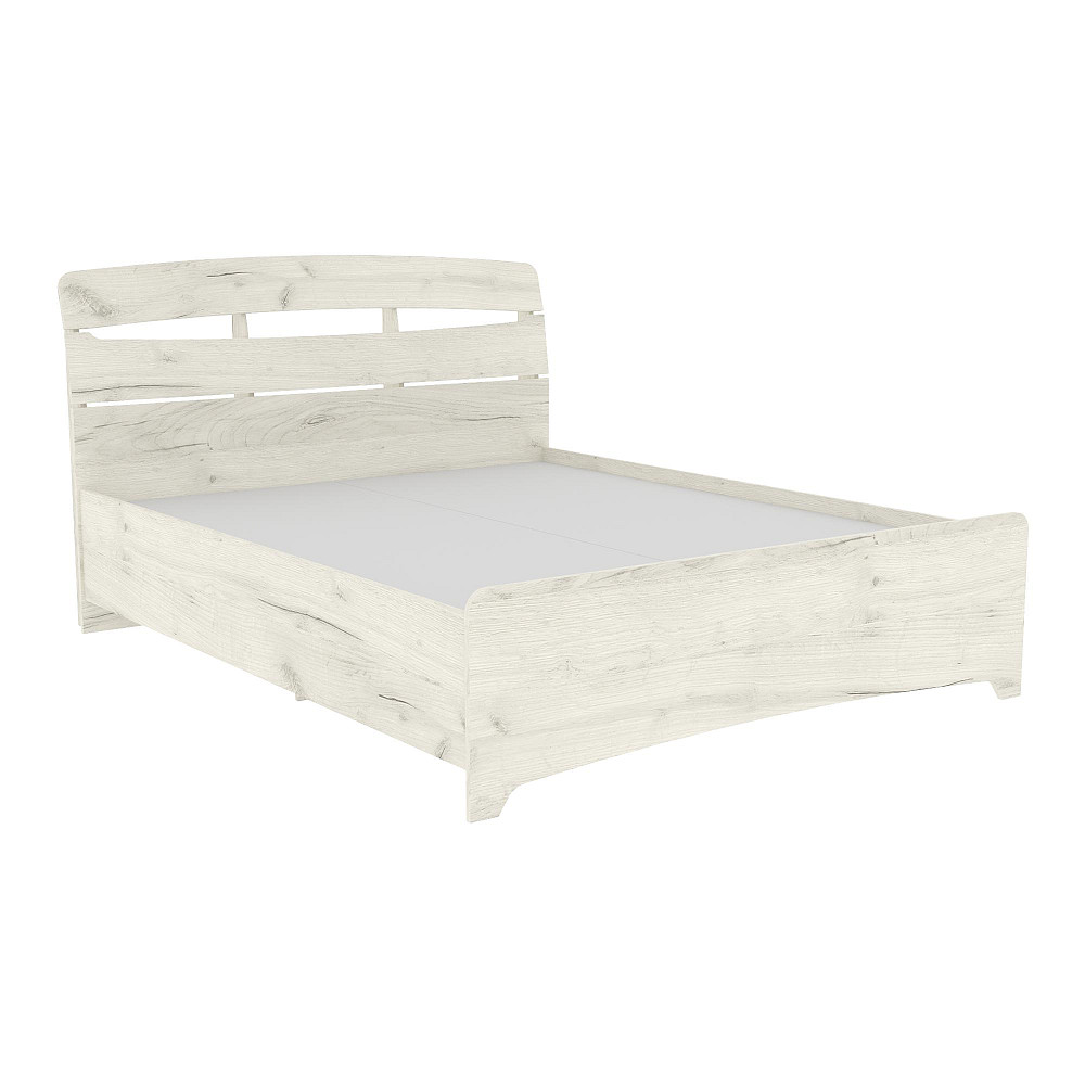 Кровать Дельта двуспальная, Дуб Крафт Білий, 2132х1650х1070 Львов - изображение 1