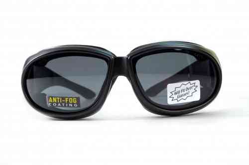 Окуляри захисні з ущільнювачем Global Vision Outfitter (gray) Anti-Fog, чорні Запоріжжя
