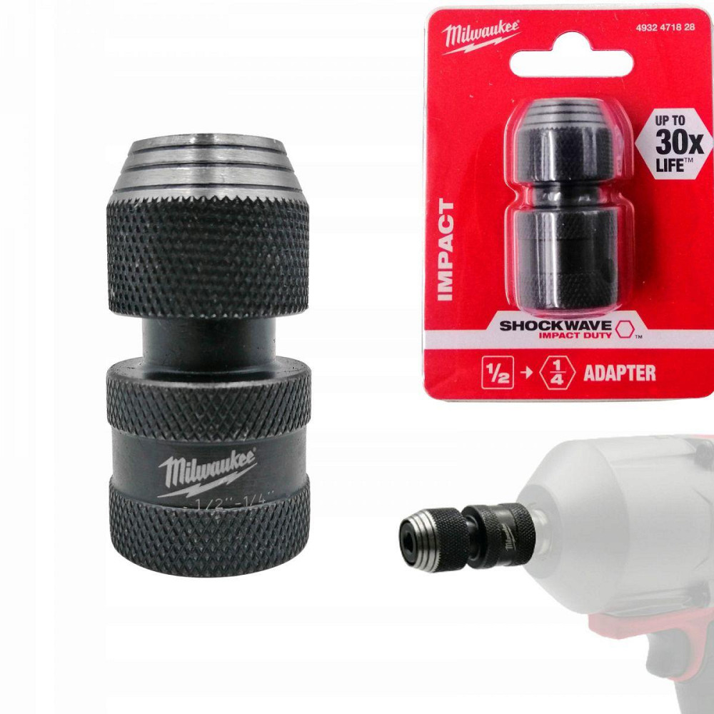 Перехідник MILWAUKEE з 1/2 дюйма на 1/4 дюйма Одесса - изображение 4