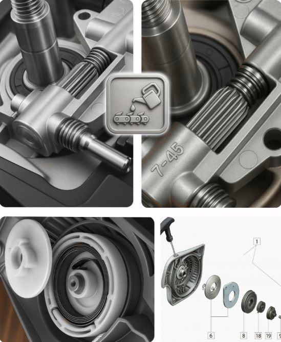 Бензопила ланцюгова 5.7к.с 58см³ AGREENO (Польща) Київ - фото 4