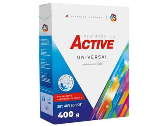 Стиральный порошок 400г Universal с ароматом свежести ТМ ACTIVE Киев