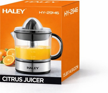 Електрична соковижималка для цитрусових Haley HY-2946 40Вт, прес для цитрусових та апельсинів, цитрус-прес Одеса - фото 2