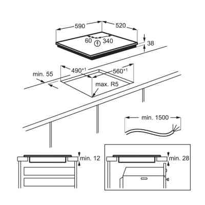 Варочна поверхня Electrolux EHF6343FOK Вінниця